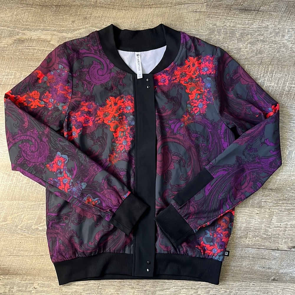 Fabletics Bomber Jacket Size Medium - image 1
